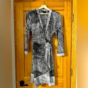 BCBGMaxAzria Wrap Dress, Size L